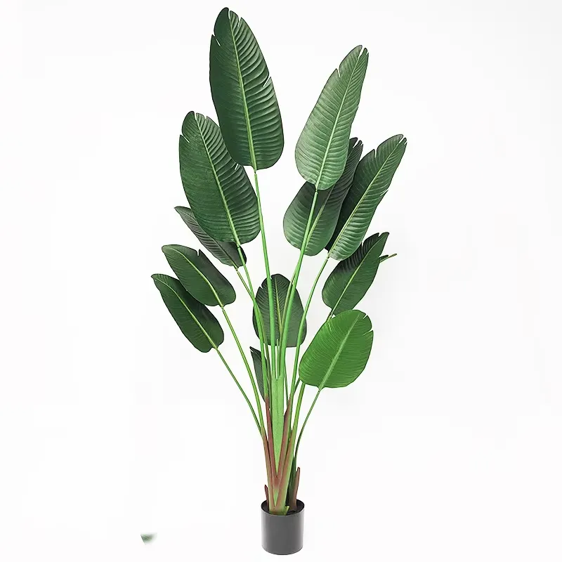 Bird Paradise Strelitzia - Yu50 Dekorative Künstliche Grünpflanzen 180 cm