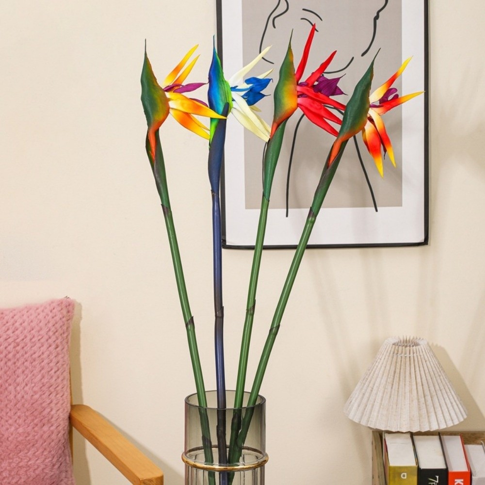 Bird Paradise Strelitzia - Künstliche Strelitzie mit langem Stiel, dekorative