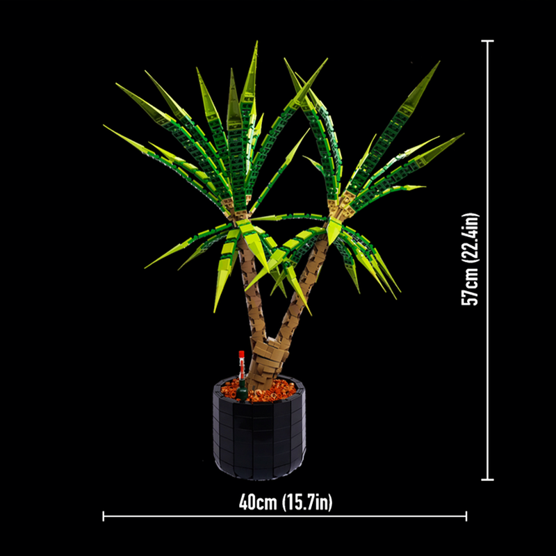 1961-teiliges MOC Mittelalterl – Dracaena Marginata Bewertung und Preis
